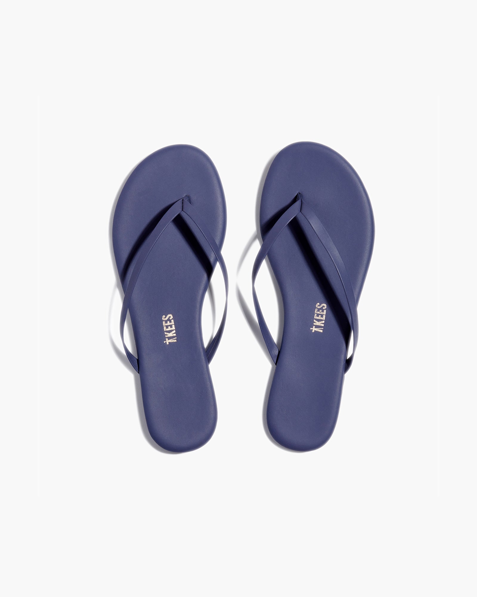 TKEES Lily Pigments Women's Flip Flops Blue | QD6820735