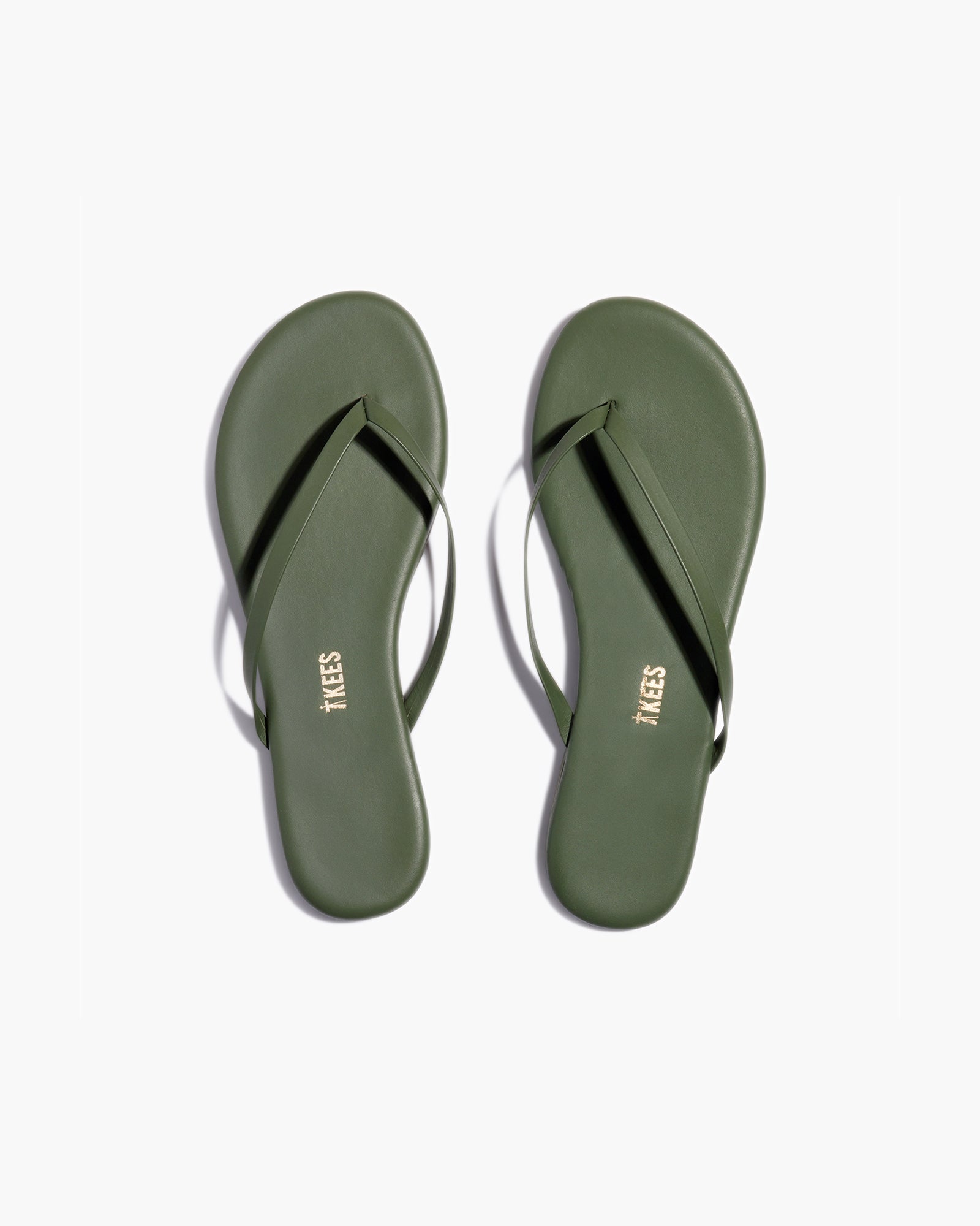 TKEES Lily Pigments Women's Flip Flops Green | DX0826935