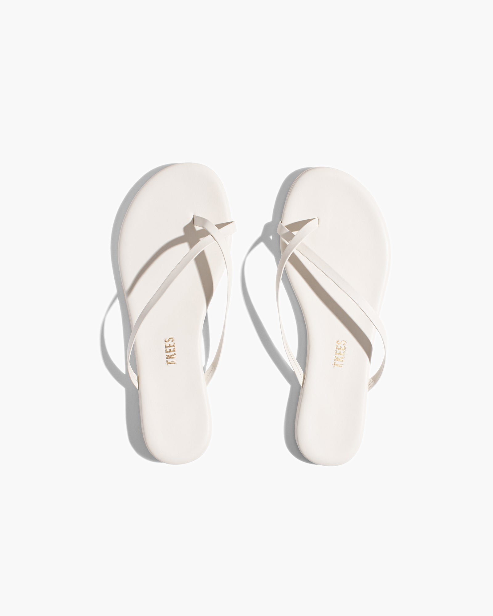 TKEES Riley Women's Sandals Cream | OC9180765