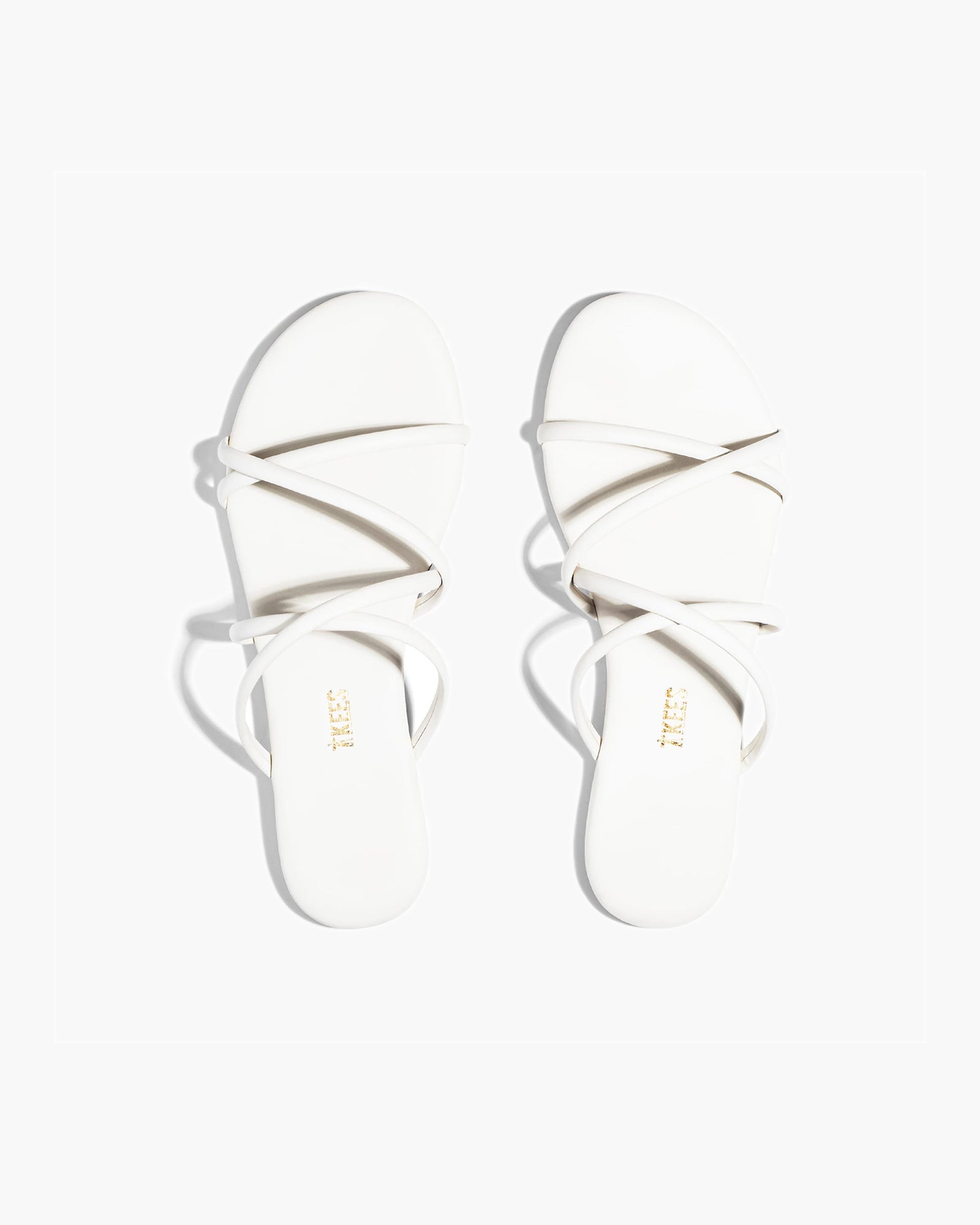 TKEES Sloane Women's Sandals Cream | FL5876309