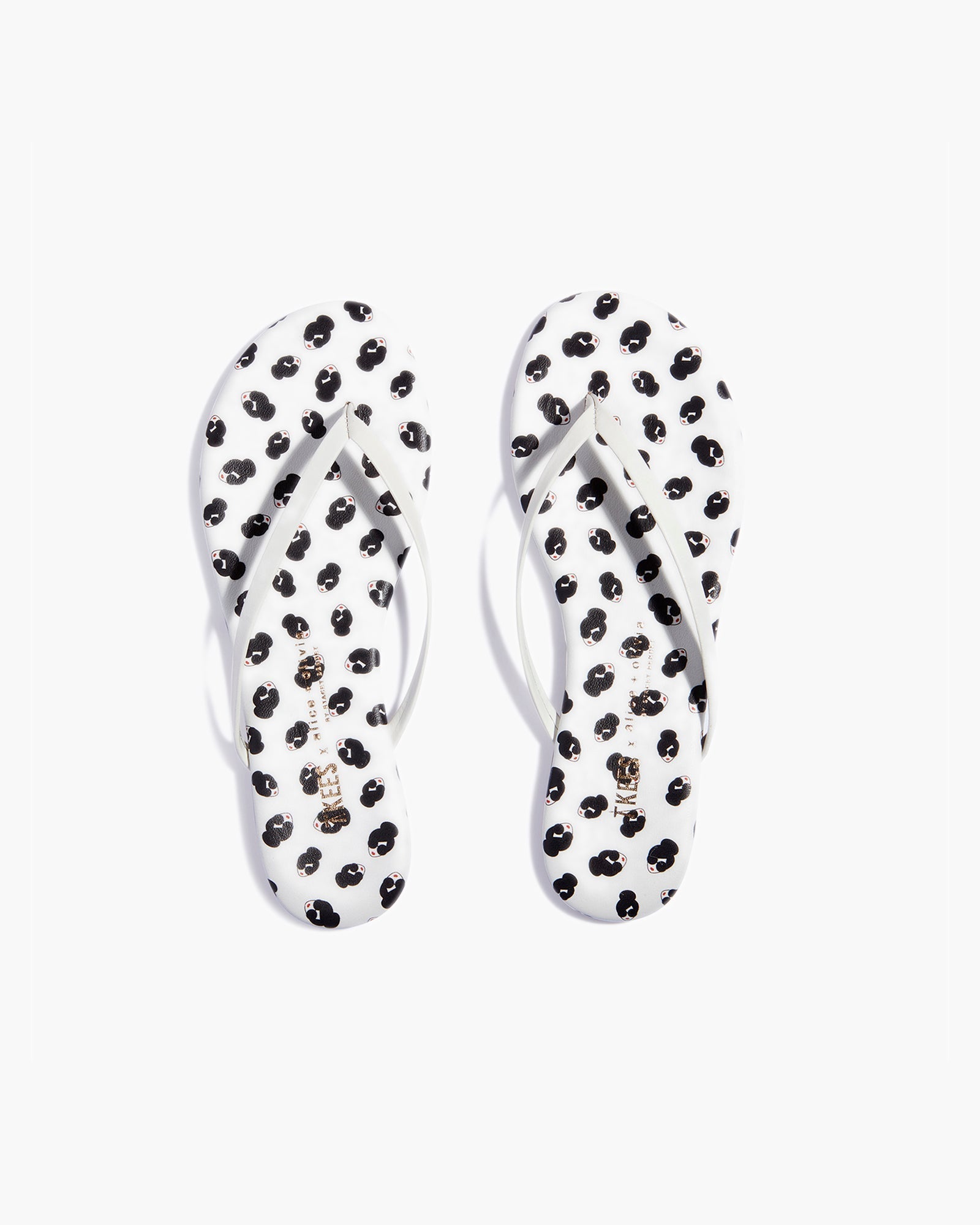 TKEES TKEES x Alice + Olivia Lily Women's Flip Flops Leopard | NE6235917