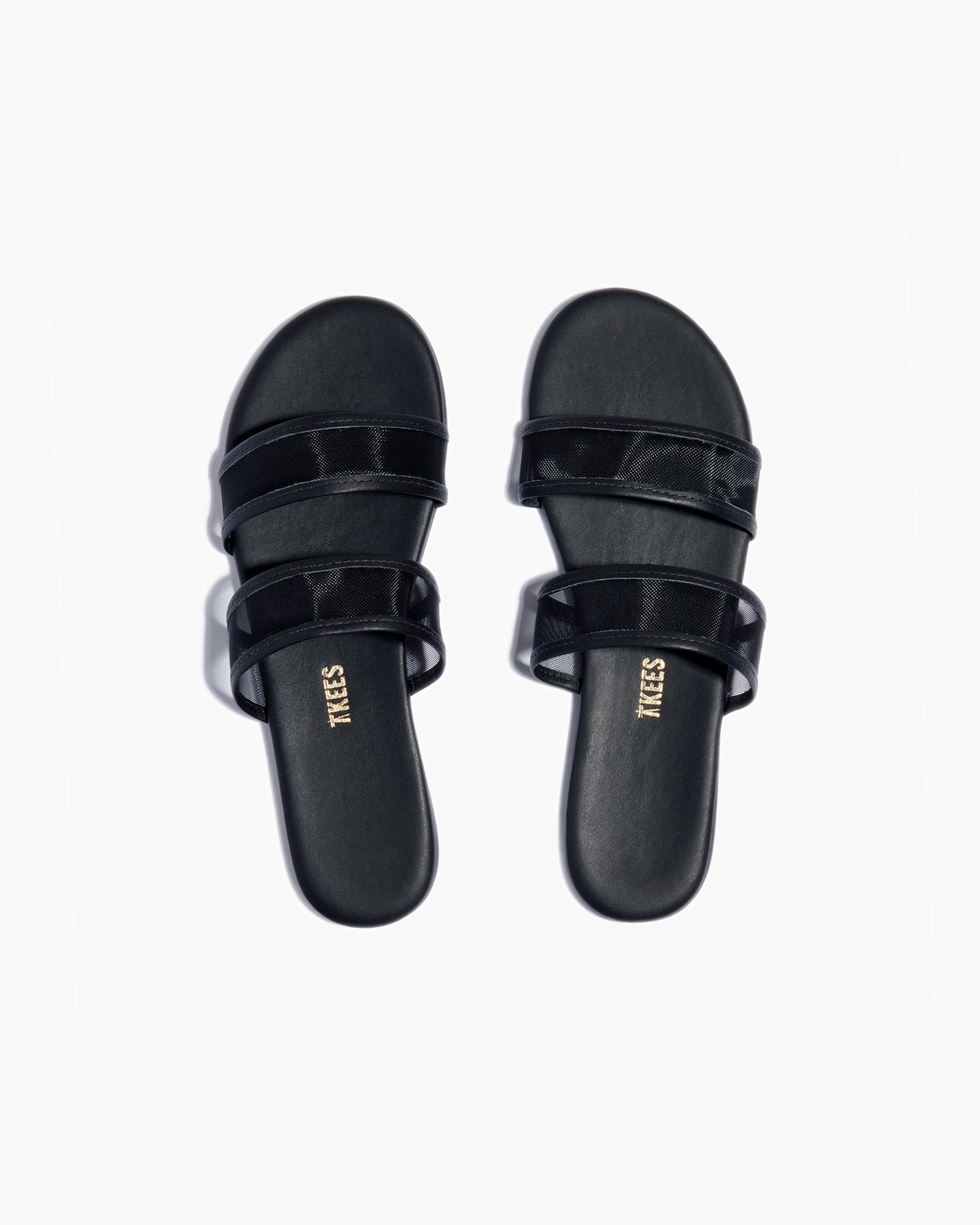 TKEES Viv Women's Slides Black | PB3169758